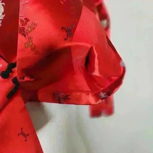Chinese women\'s Embroidered Silk Brocade Jacket Size large